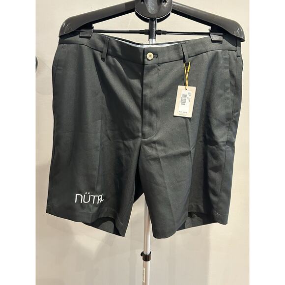 Peter Millar Other - Peter Millar Crown Sport Shorts Mens 36 Golf Black Flat Front Chino Outdoors